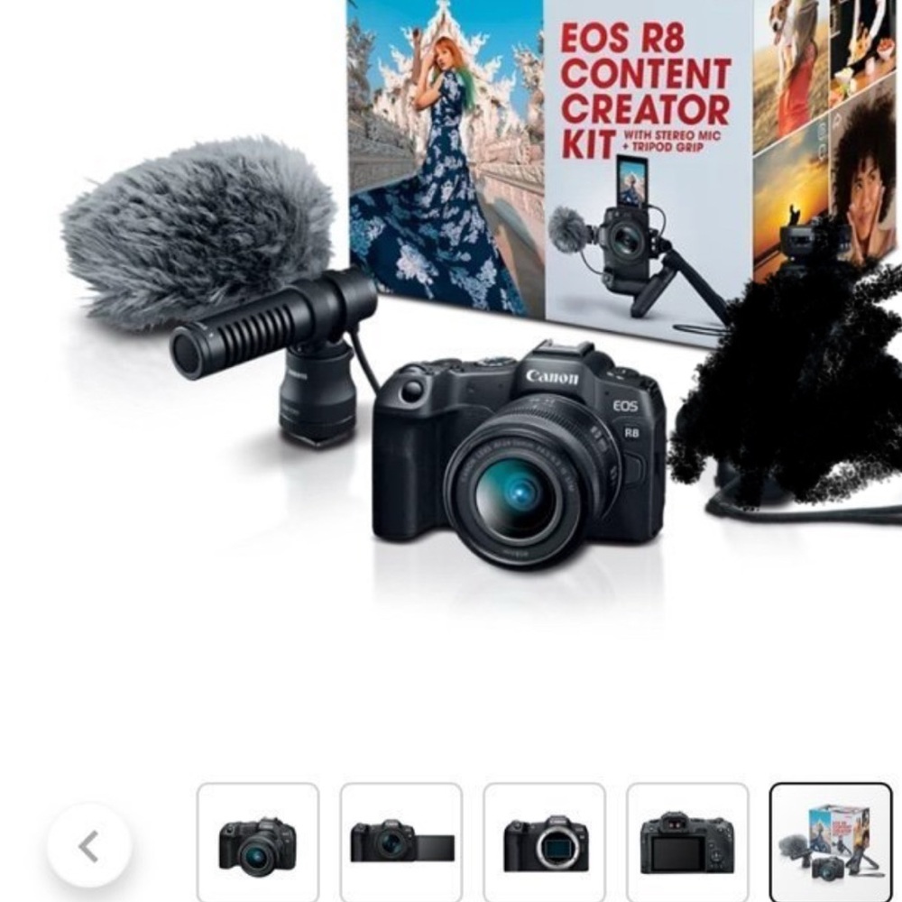Canon EOS R8 Content Creator Kit - Black